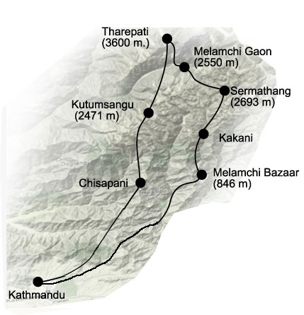 helambu-trek-map